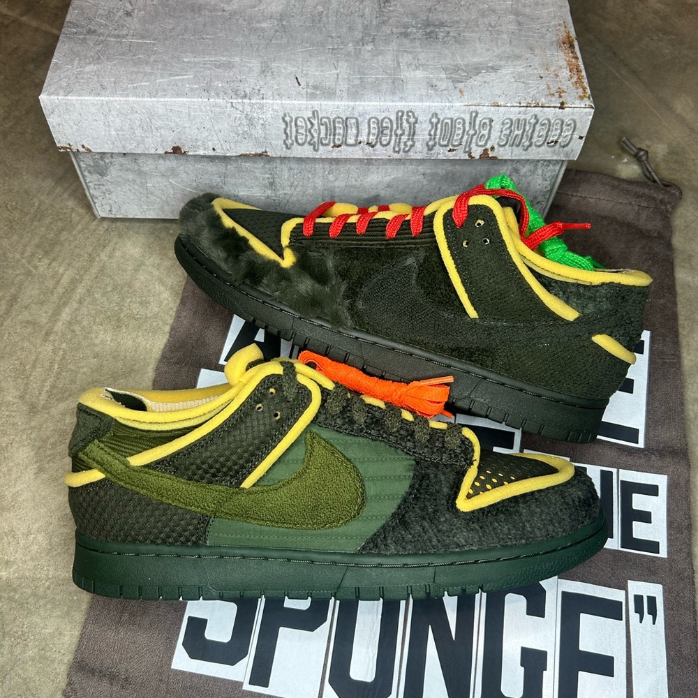 Size 11 - Nike Dunk Low x CPFM Cactus Swamp Sponge Sequoia NEW RARE SHIPS NOW!